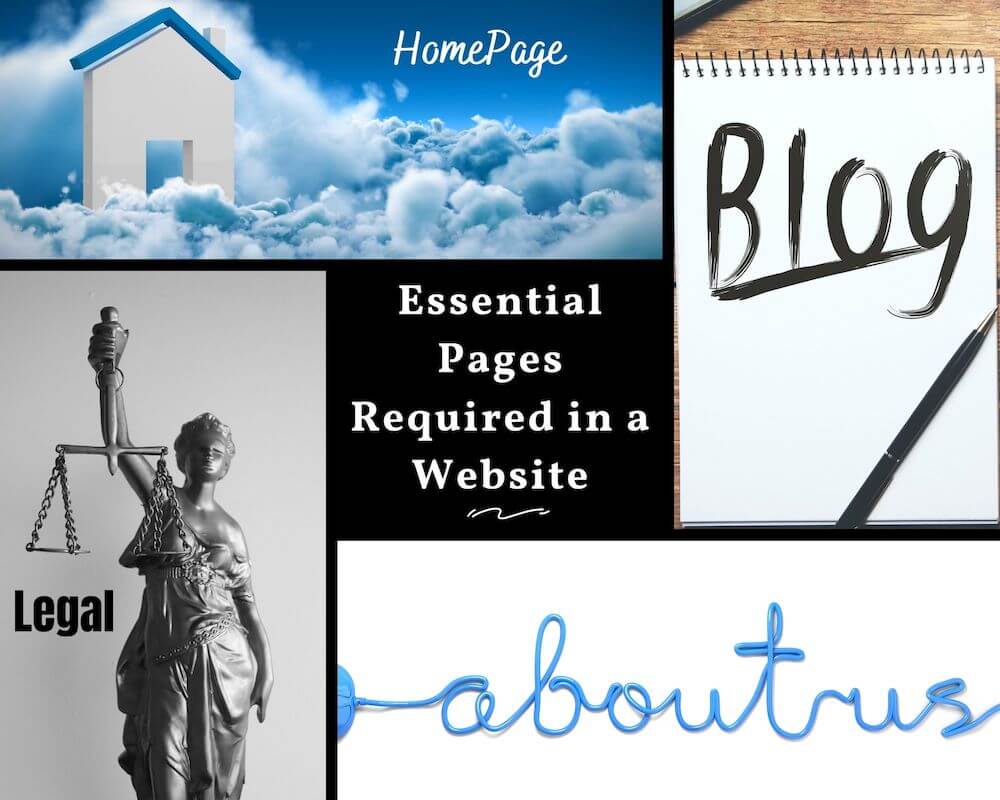 Essential Pages Required in a Website
