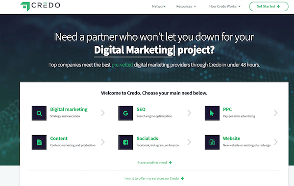 Credo Home Page