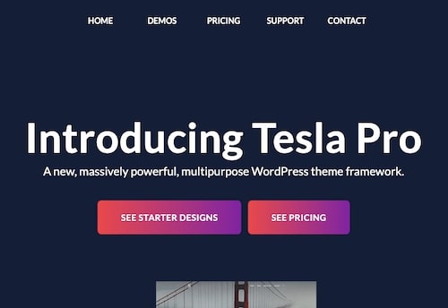 tesla theme