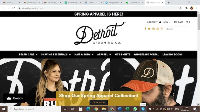 Detroit Grooming co. Home Page