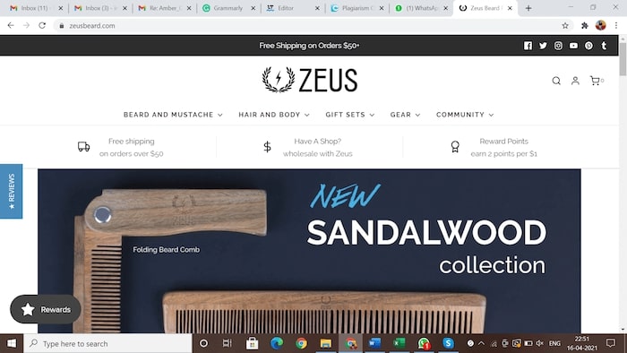 Zeus Home Page