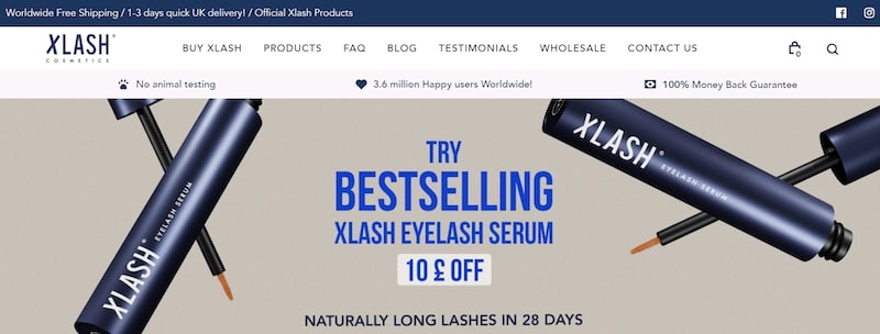 Xlash Cosmetics Affiliate Program
