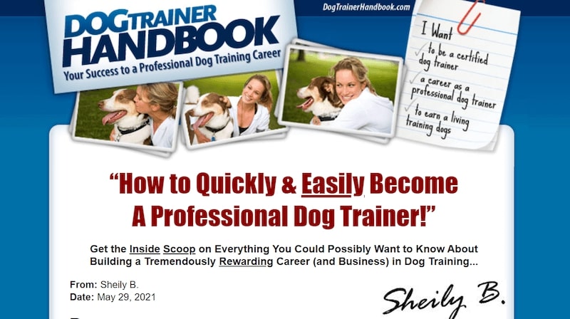Dog Trainer Handbook