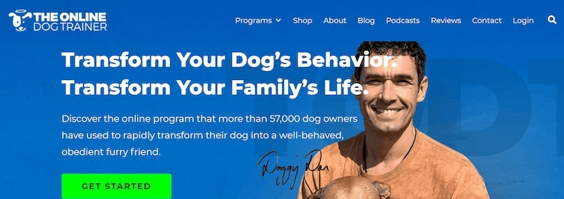 Transform your Dog Behaviour Banner