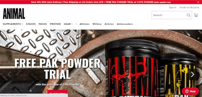 Animal Pak Affiliate Home Page