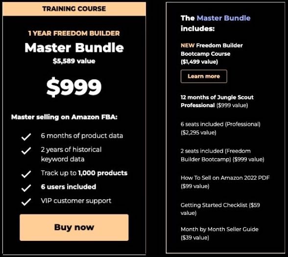 FREEDOM Builder Bootcamp review - Bundle